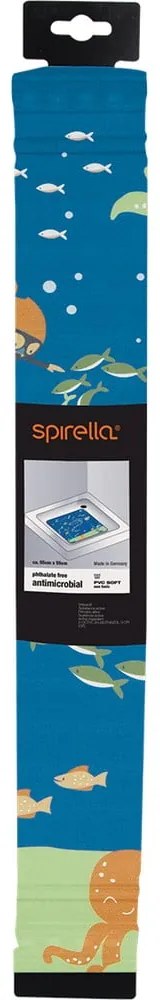 Детска противоплъзгаща подложка за душ 55x55 cm Scuba Diver – Spirella