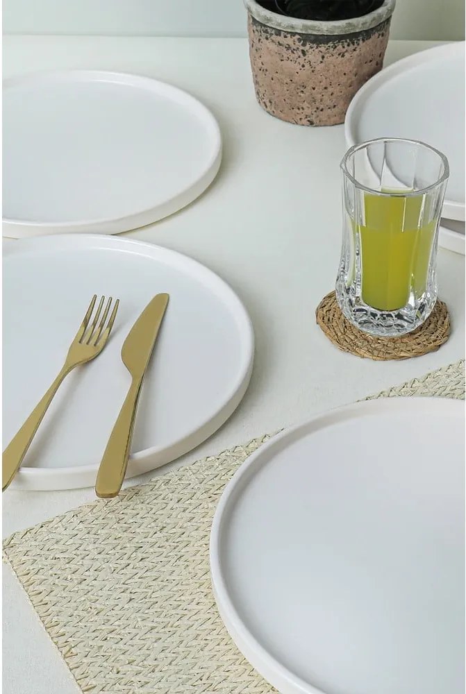 Бели керамични чинии в комплект от 6 бр. ø 27 cm – Hermia