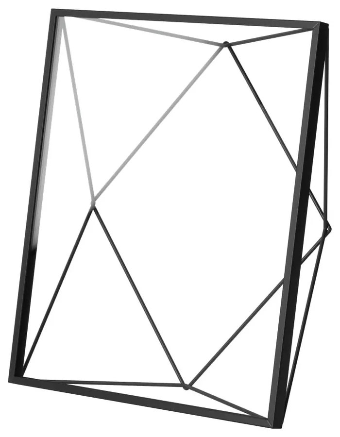 Черна метална стояща/висяща рамка 25x30 cm Prisma – Umbra