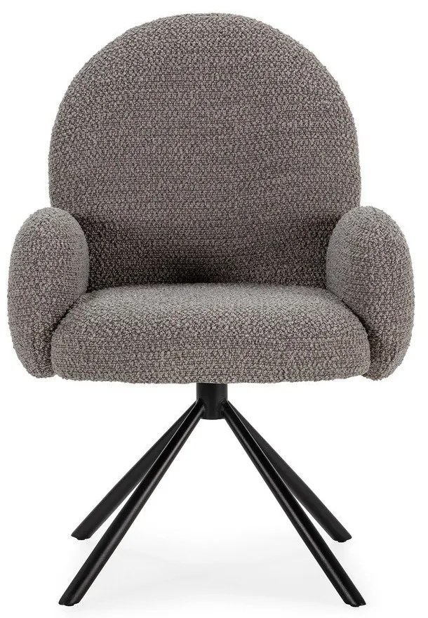 Сив фотьойл Dario - Marckeric