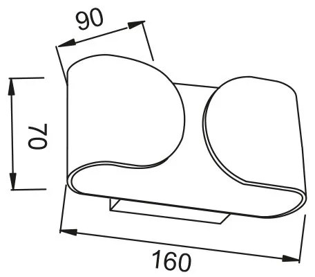 Аплика Holt-кафяв