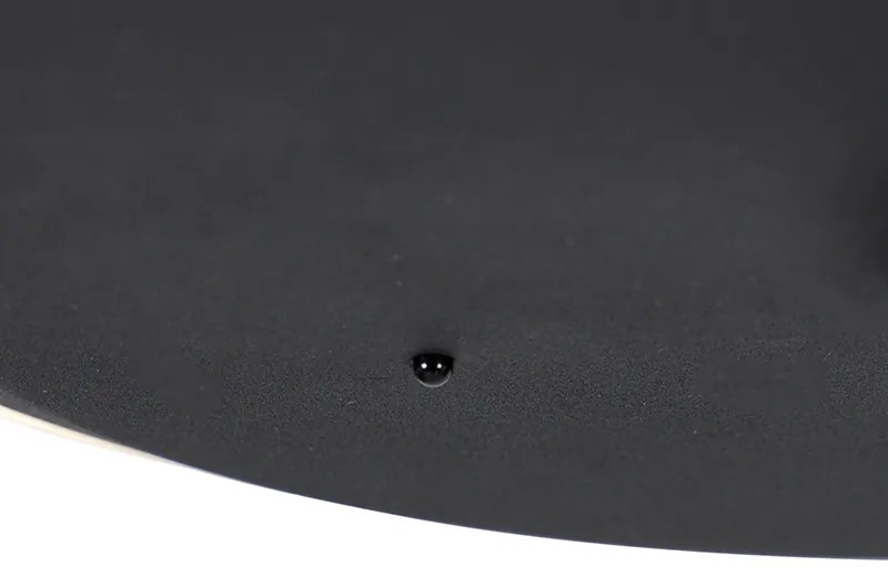 Модерна подова лампа черна с LED димер и рамо за четене - Strela