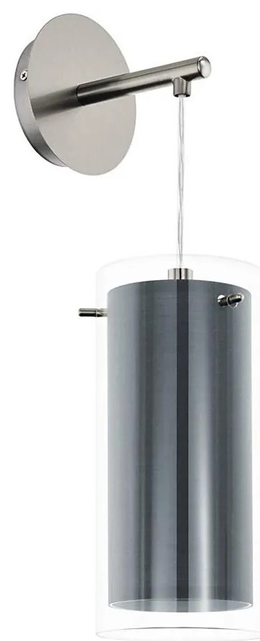 Eglo 99288 - Стенно осветително тяло PINTO TEXTIL 1xE27/16W/230V