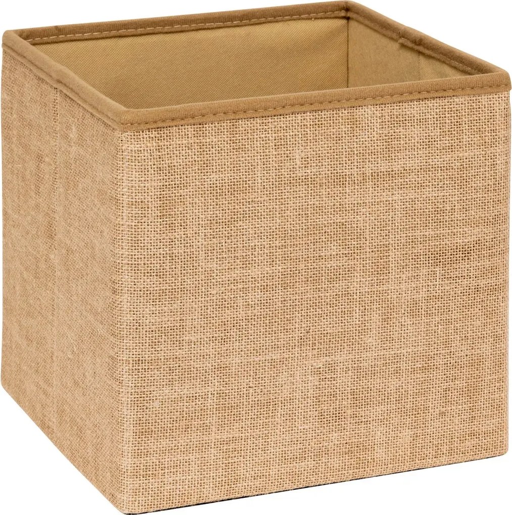 Сгъваем пуф 5five Mix & Modul, Плат с ефект юта, 31x31 cm