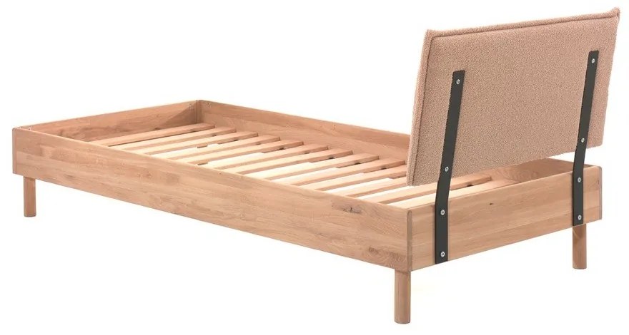 Детско легло от масивен дъб в естествен цвят 90x200 cm Forrest – Vipack