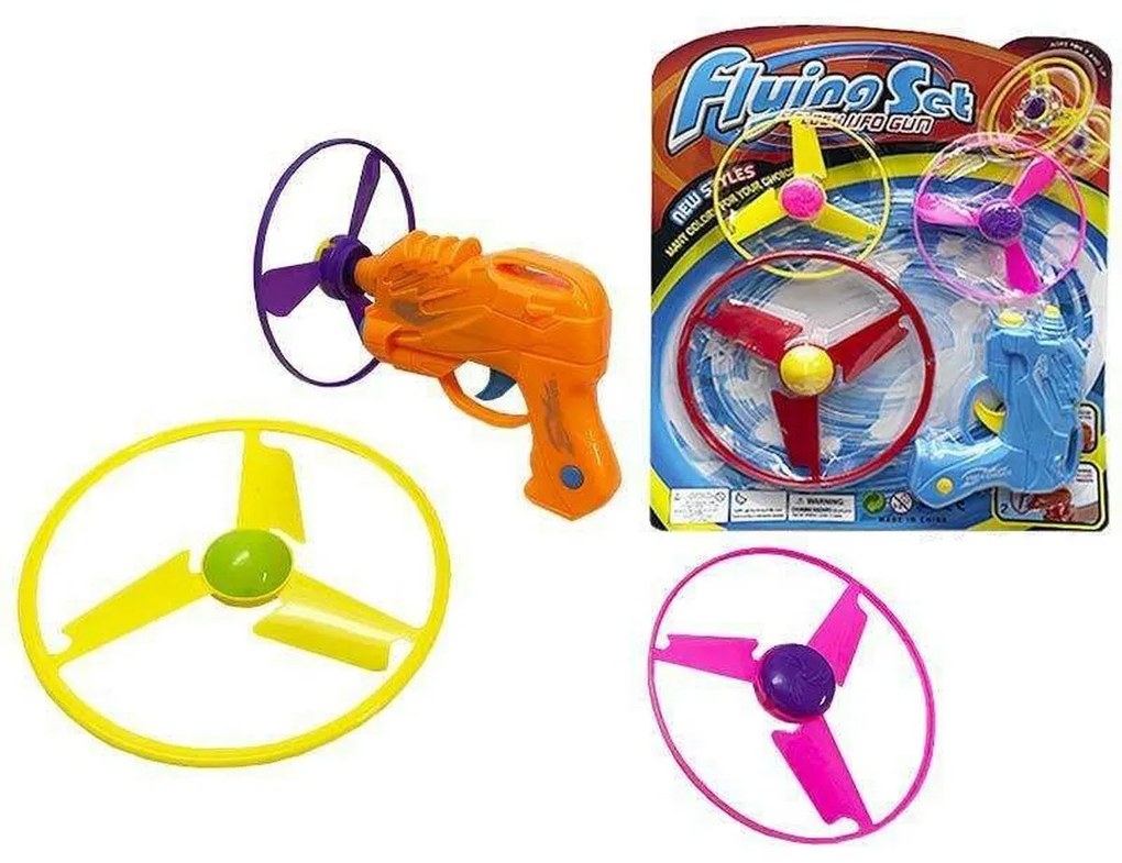 Spinner Flying Set UFO Gun 27 x 31,5 x 2,5 cm