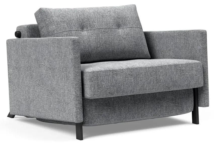 Сив диван стол с подлакътници Cubed - Innovation