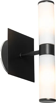 Смарт стенна лампа за баня черна IP44 2 светлини вкл. Zigbee G9 - Bath