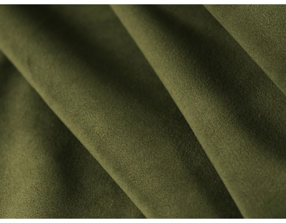 Зелен кадифен сгъваем/с място за съхранение ъглов диван Tonale – Cosmopolitan Design