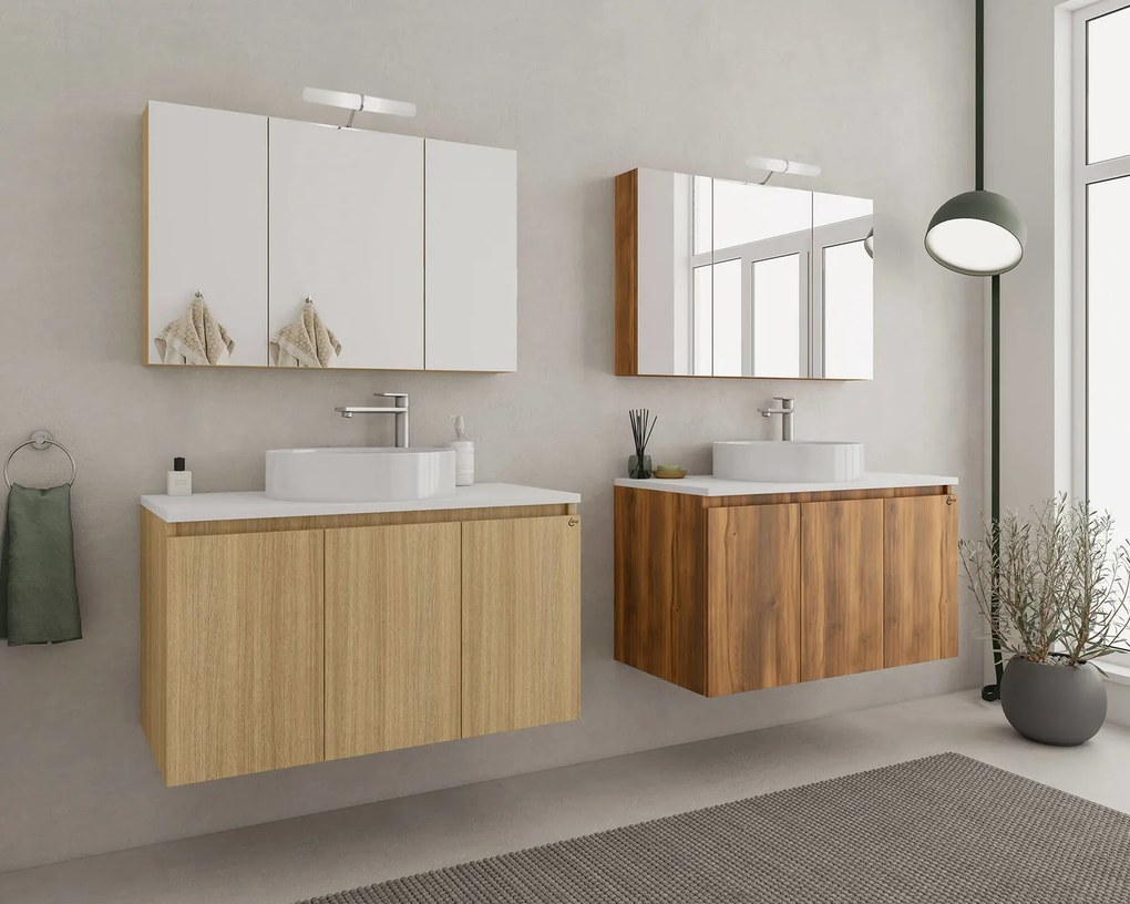 Комплект за баня Drop Verona 90  II-Кафяв