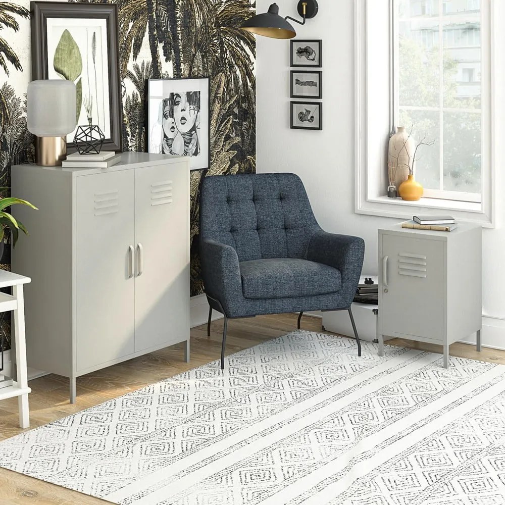 Бежово метално нощно шкафче Bradford – Støraa