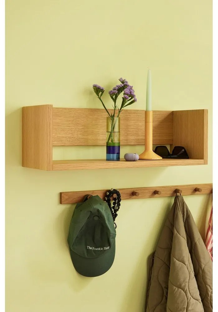 Стенна закачалка от декор от дъб в естествен цвят 100 cm Cosplay – Hübsch