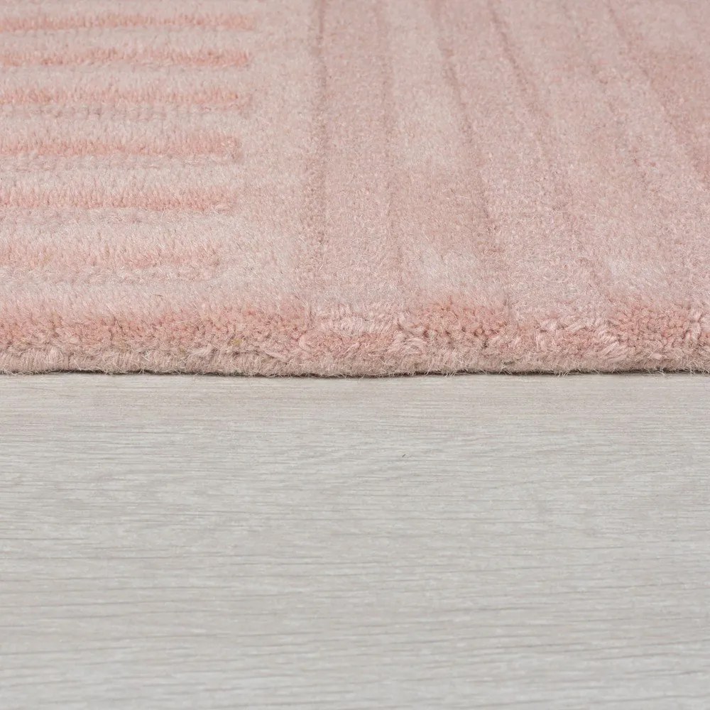 Розов вълнен килим , 160 x 230 cm Zen Garden - Flair Rugs
