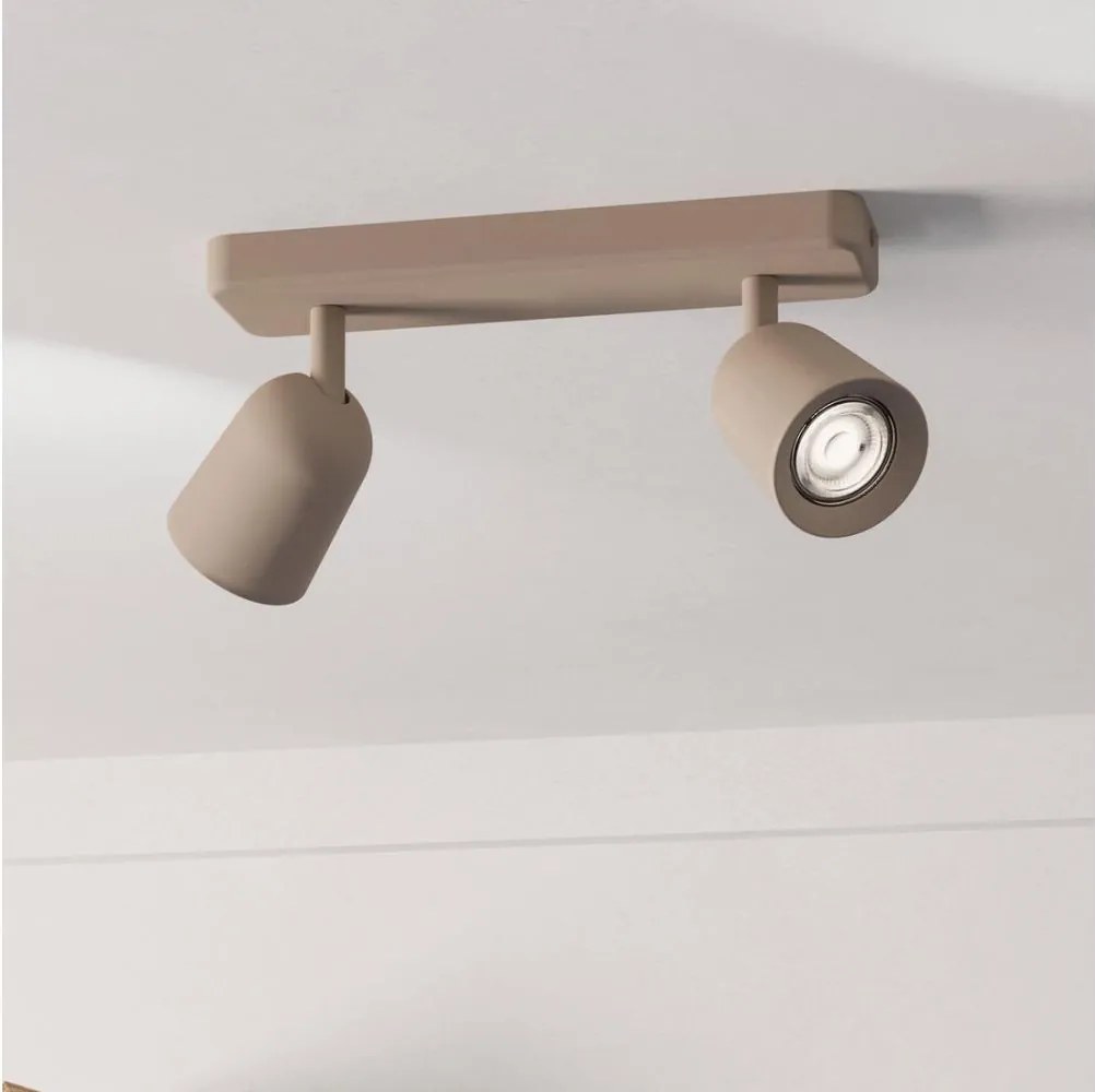 Eglo 902344 - Точково осветително тяло CAMALDOLI 2xGU10/10W/230V бежово