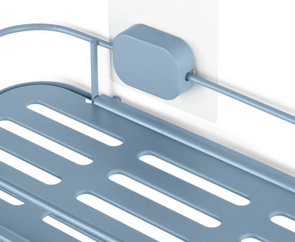 Светлосин самоносещ се метален рафт за баня Grena - Compactor