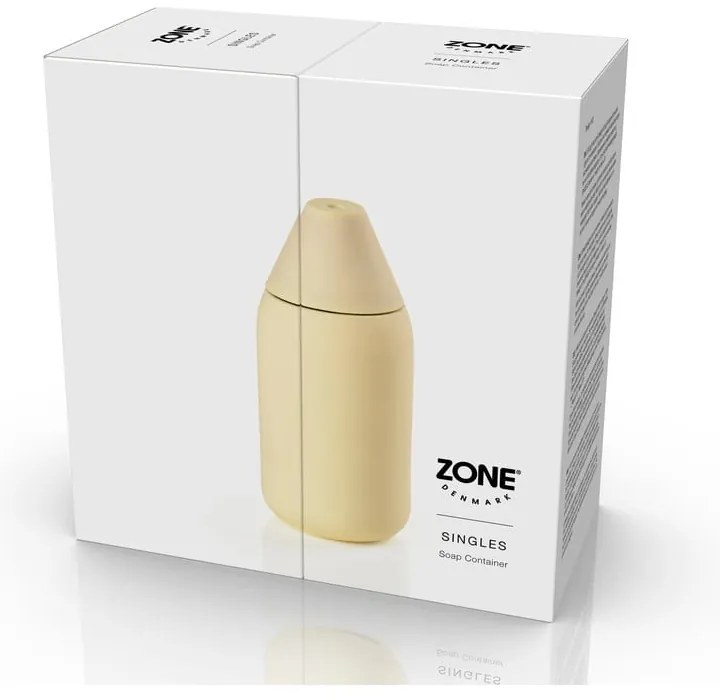 Светложълт силиконов диспенсер за сапун 300 ml Singles – Zone
