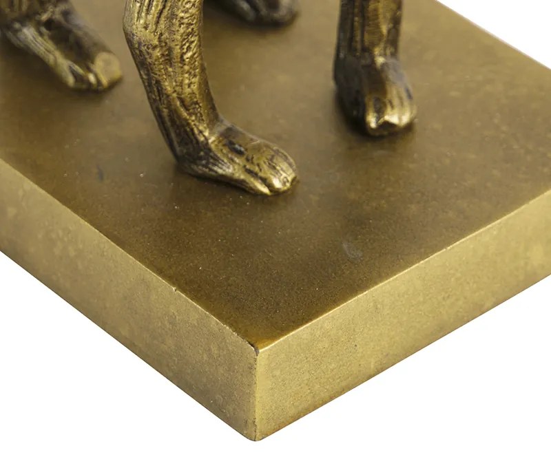 Винтидж настолна лампа месинг - Animal Monkey Hale