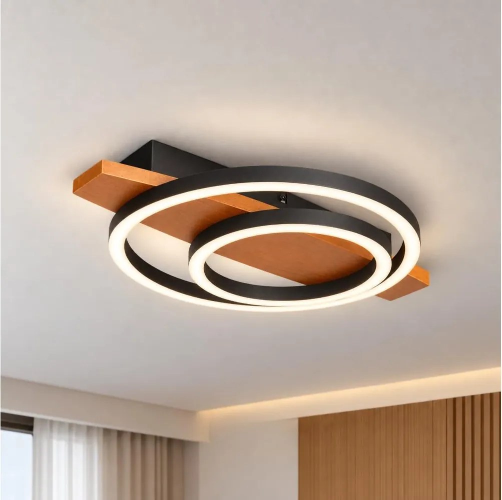 BRILAGI - LED таванно осветително тяло PLANK LED/28W/230V 4000K 30x40 cm дърво