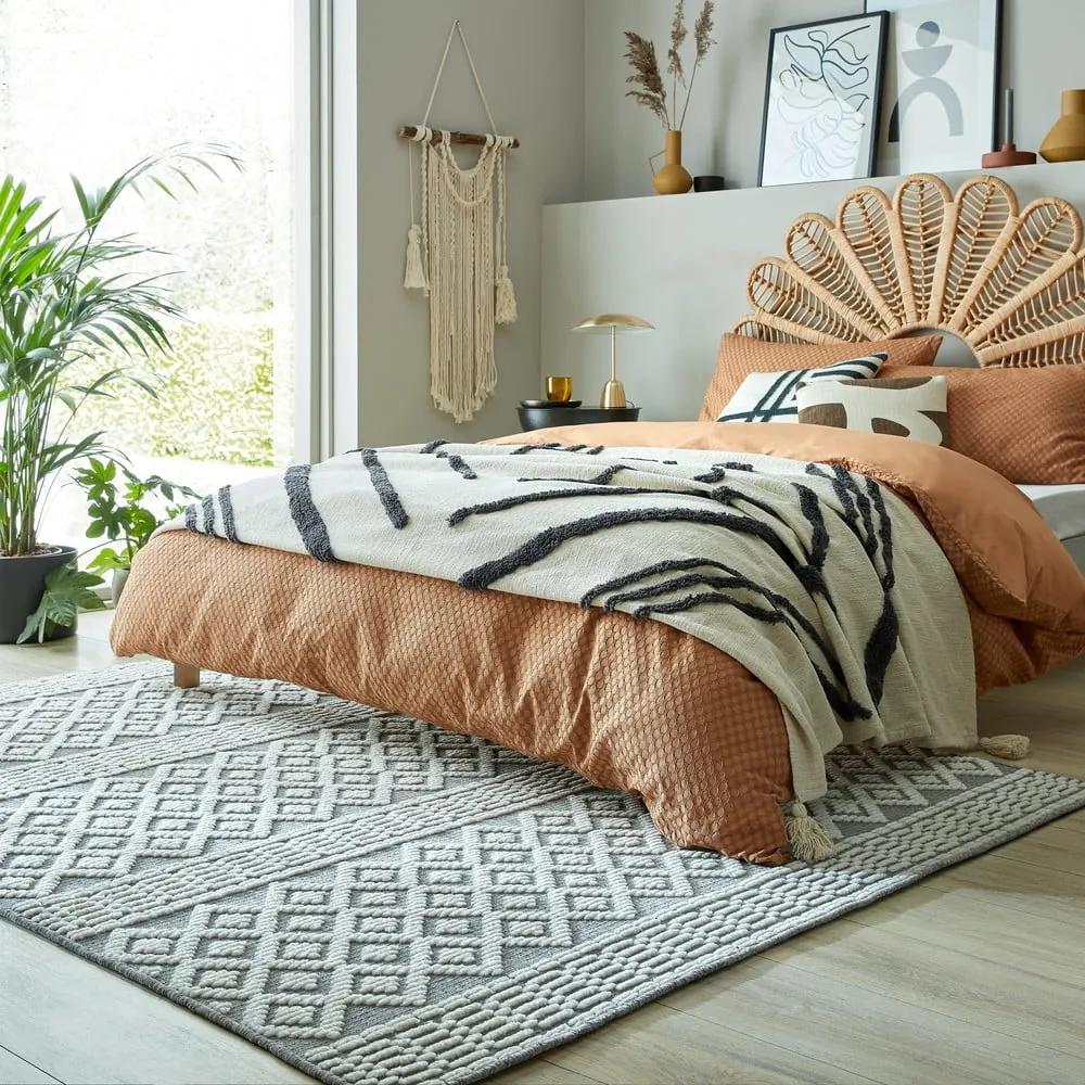 Сив килим от шенил подходящ за пране 160x240 cm Jhansi – Flair Rugs
