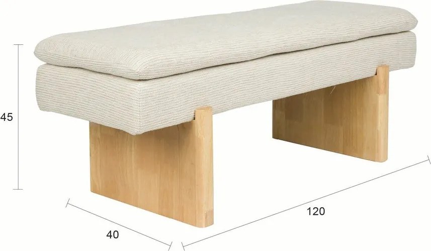 Кремава подплатена пейка Jappo – White Label