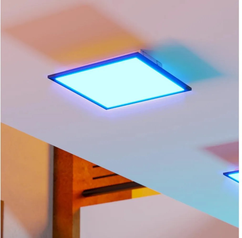 Eglo 901505-LED RGBW Димируемо тавaнно осветително тяло MORADILLO-Z LED/14W/230V 30x30cm черно