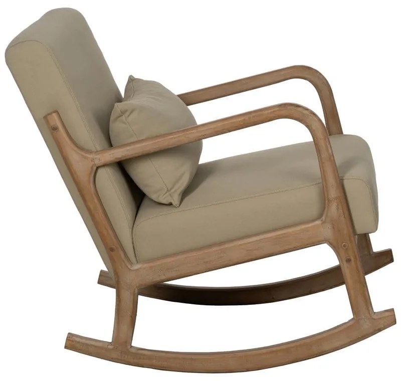 Бежово люлеещо се кресло Weave – Ixia