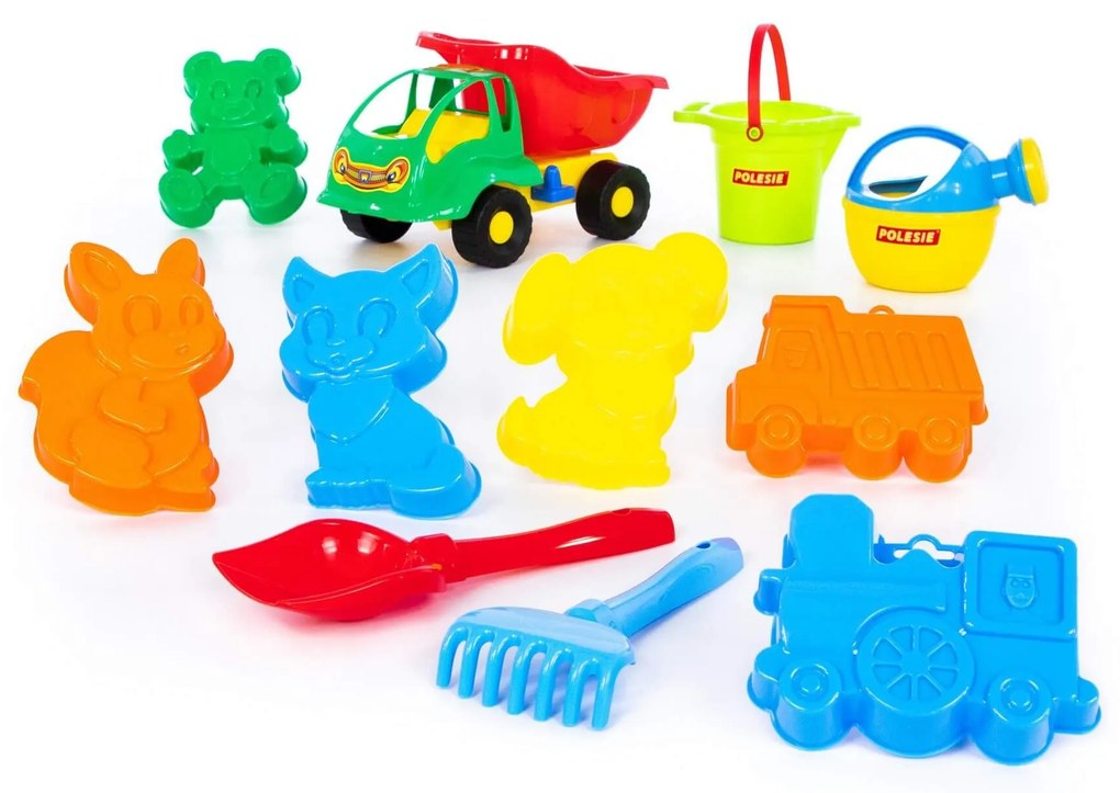 Polesie Toys  -  Плажен комплект с камион 11 ел. 4740