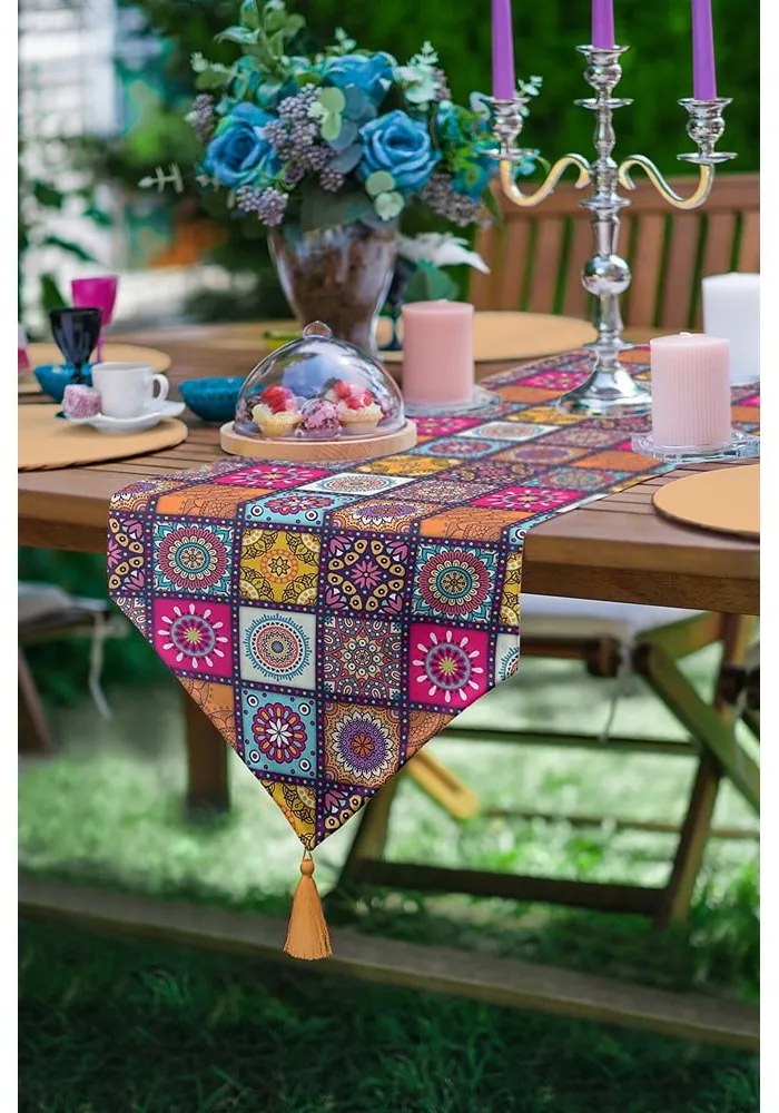 Покривка 45x140 cm Mandala Tiles – Minimalist Cushion Covers