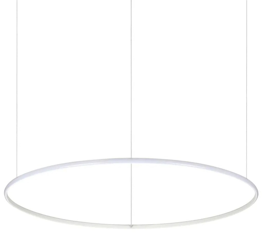 Ideal Lux - LED Пендел HULAHOOP LED/46W/230V Ø 100 cm бял