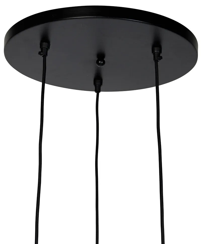 Висяща лампа в стил арт деко златиста 3-светлинна - Wesley