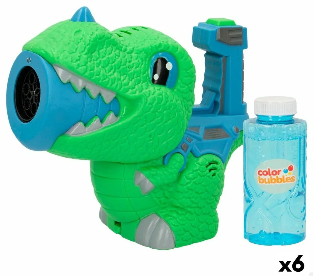 Игра за Духане на Балончета Colorbaby Зелен Динозавър 150 ml 20 x 17 x 9 cm (6 броя)