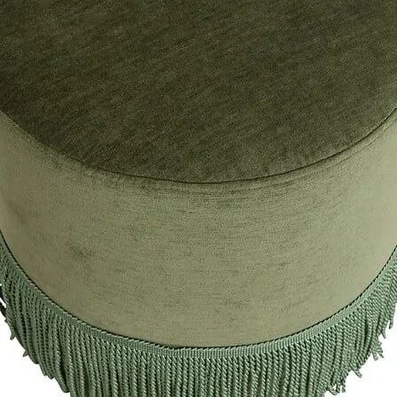 Пуф atmosphera Alanya, Шенил, Каки, Ø37.5 см