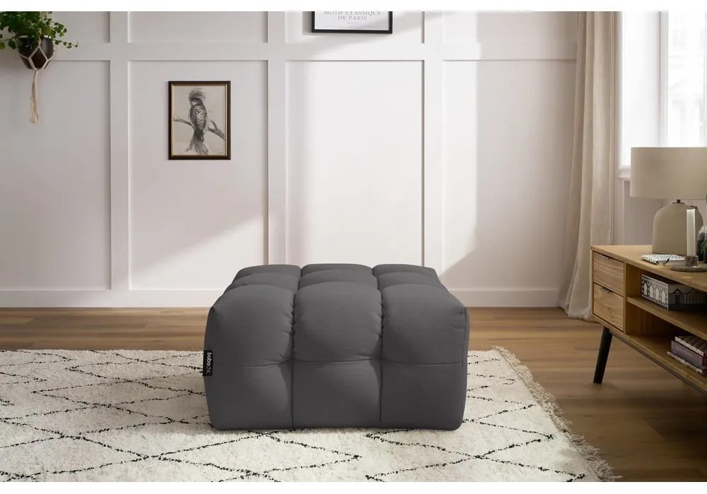 Тъмносива табуретка за крака Cloud - Bobochic Paris