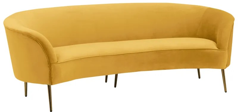 Триместно канапе RALF - жълт V