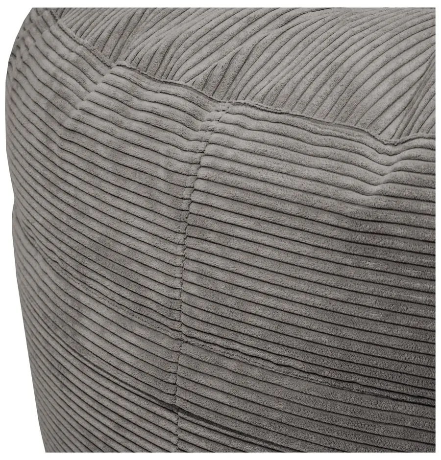 Пуф от рипсено кадифе в цвят мента Roll 105 – SLOWDOWN