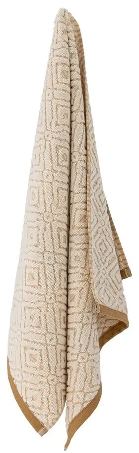 Памучна кърпа в кремаво и цвят горчица 100x50 cm Malou – Bloomingville