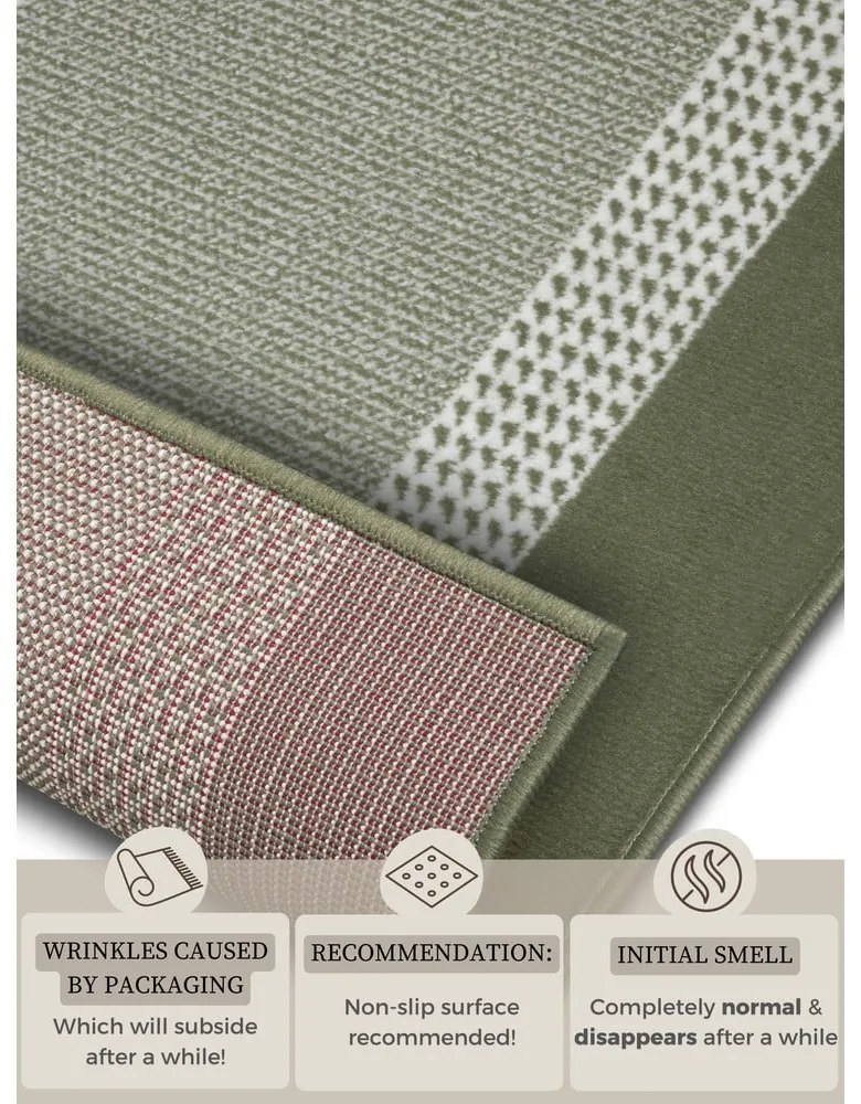 Зелена пътека 80x300 cm Band – Hanse Home