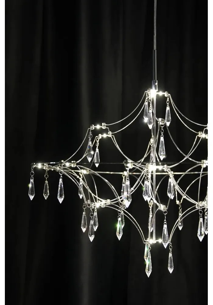 LED висящо осветително тяло в сребрист цвят ø 60 cm Efesos – Markslöjd