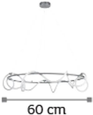 Плафон InLight 6017-Gold-Диаметър: 60 cm