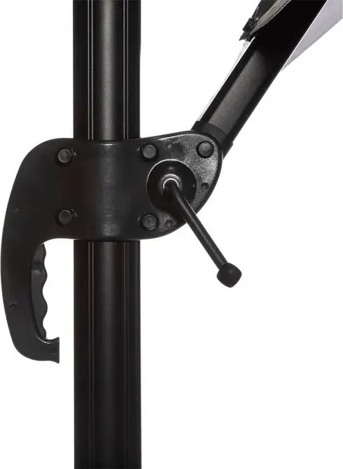 Градински чадър със странична стойка Hesperide Cayo, 3x3 m - Пшеница