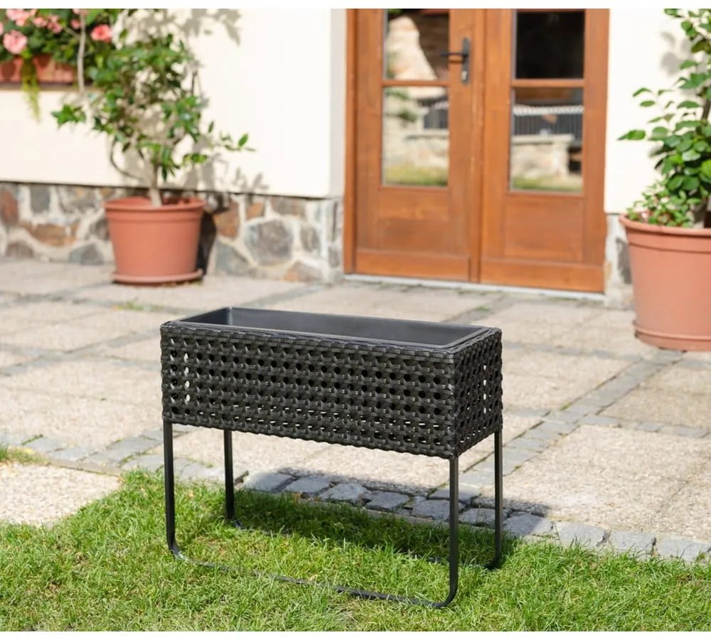 Черна градинска саксия Magnolia - Bonami Essentials