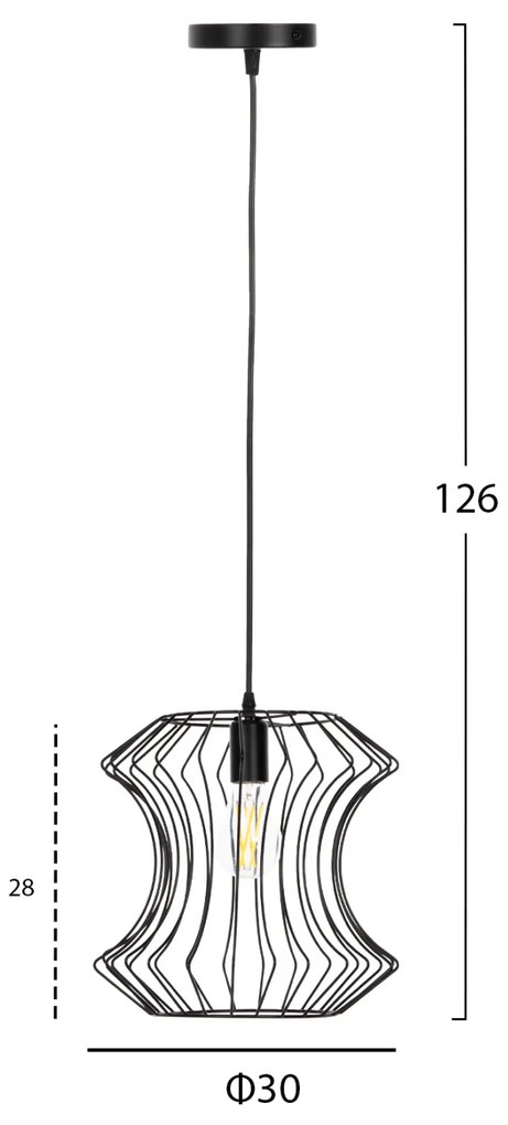 Лампа HM4112 черен цвят