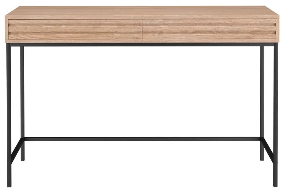 Работна маса с дъбов плот 50x120 cm Celine – Støraa