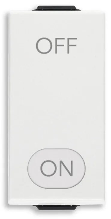 VIMAR 09016 Ключ 2P 20AX символ ON/OFF 250V 1М Бял  NEVE UP