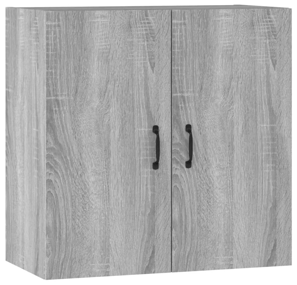 817595 vidaXL Стенен шкаф, сив сонома, 60x31x60 см, инженерно дърво