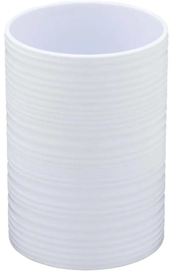 Бяла пластмасова чаша за четки за зъби Lyon – Allstar