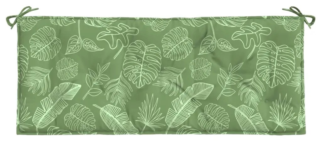 Възглавници за градински пейки 2 бр на листа 120x50x7 см плат Lyon