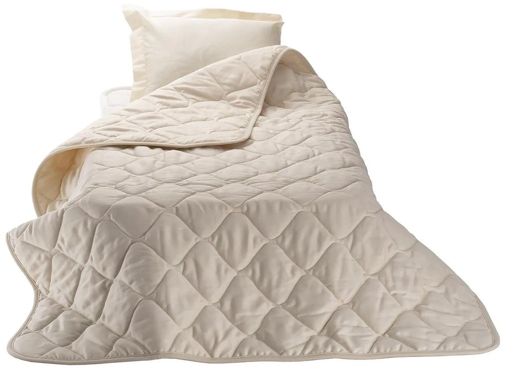 Детска олекотена завивка с памучен сатен и вълна Medico Nature Kids