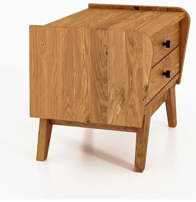 Нощно шкафче от дъбова дървесина Retro 1 - The Beds