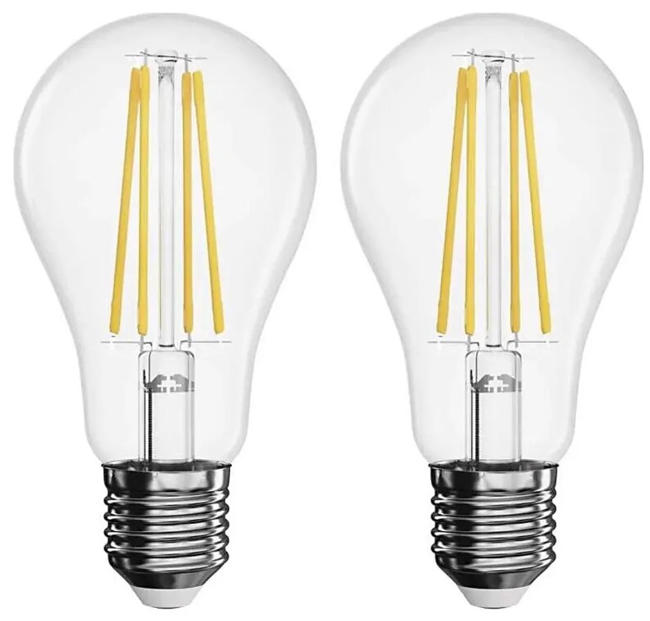 К-кт 2x LED Крушка FILAMENT A60 E27/5,9W/230V 2700K